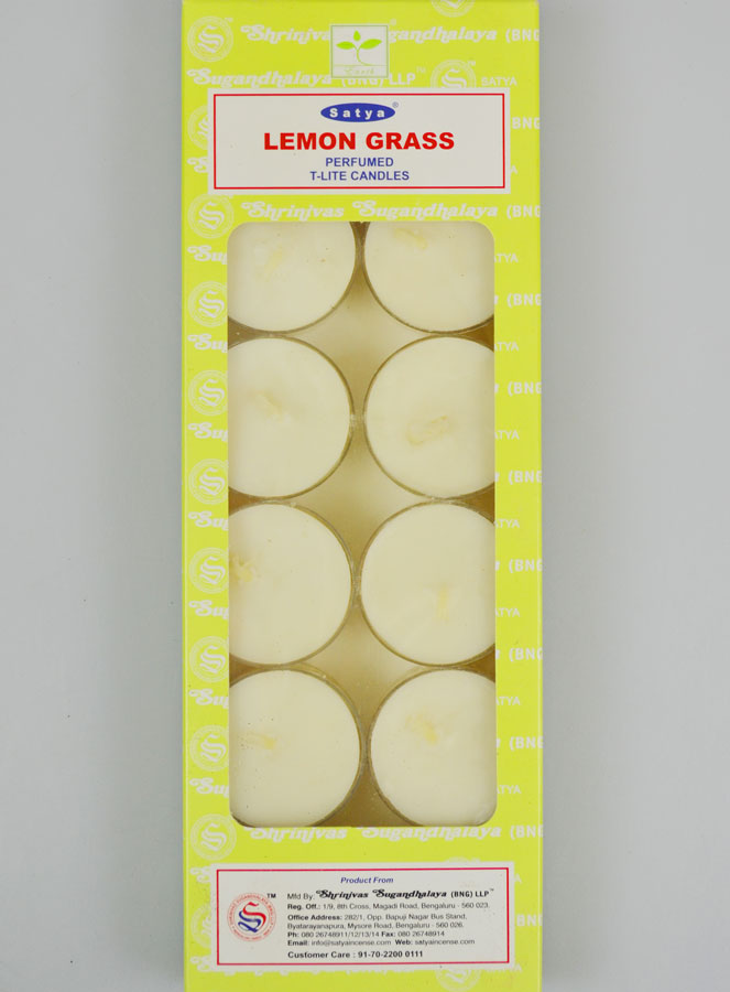 Bougie Parfumée Encens Satya Lemongrass X 12 (pic 1)