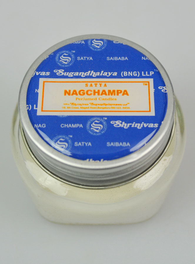 Bougie Parfumée en Verre - Senteur Indienne Nag Champa (pic 3)