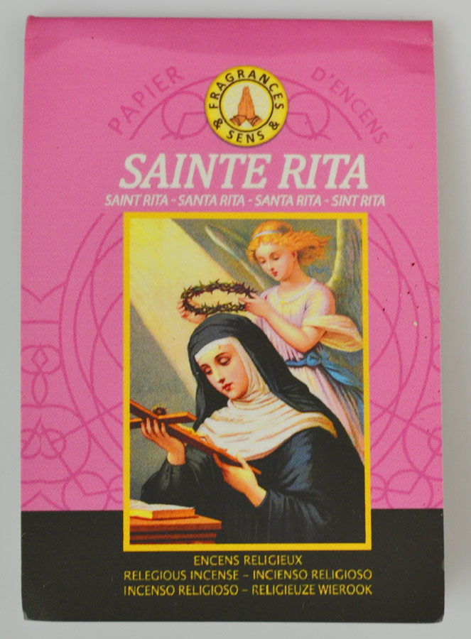 Papier d'Encens Sainte Rita - 36 feuilles (pic 2)