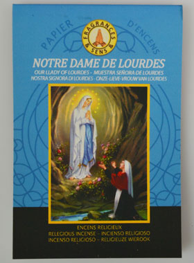 Papier d'Encens Notre Dame de Lourdes - 36 feuilles (pic 1)