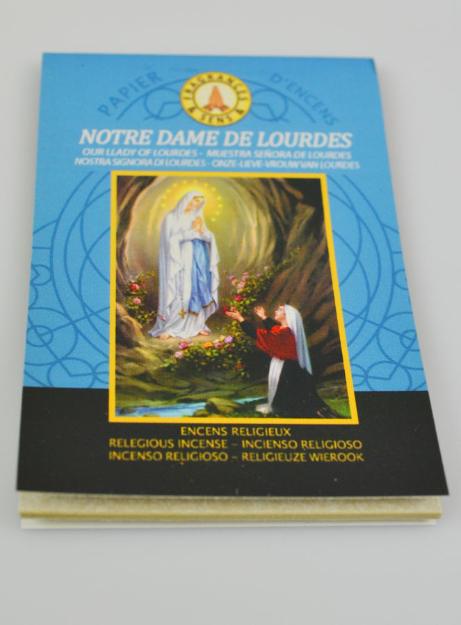 Papier d'Encens Notre Dame de Lourdes - 36 feuilles (pic 3)