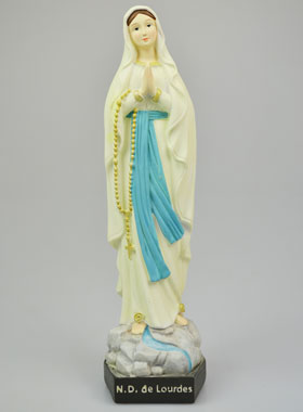 Statue Notre Dame de Lourdes Phosphorescente - 25cm (pic 1)