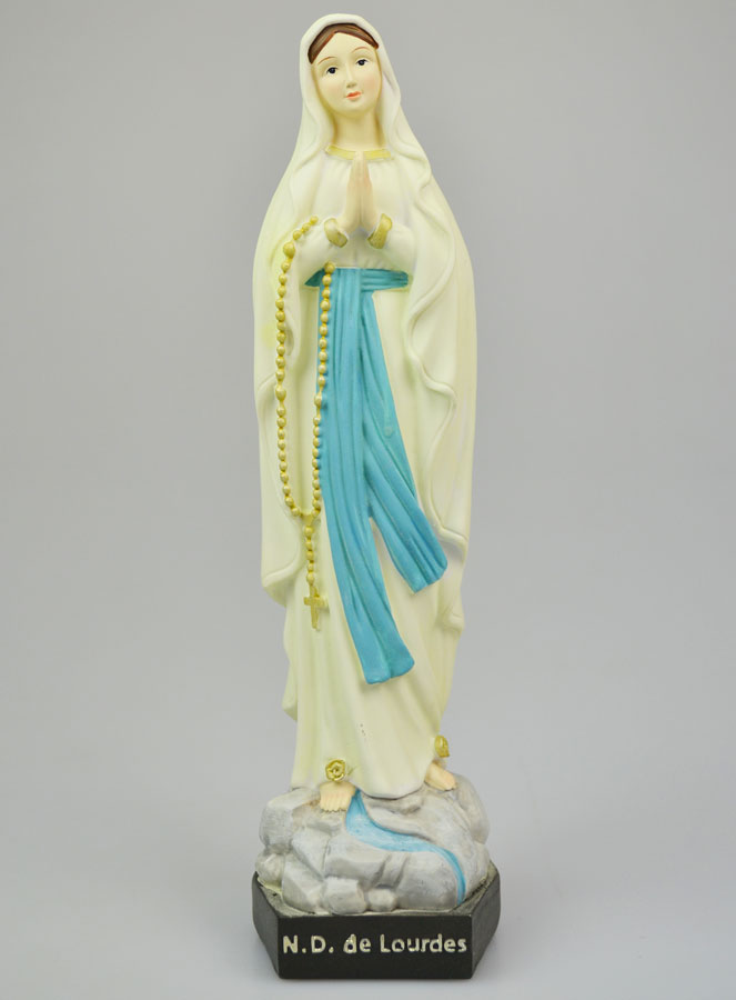 Statue Notre Dame de Lourdes Phosphorescente - 25cm (pic 2)
