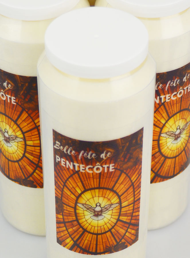 Lot de 6 Bougies de Neuvaine Belle Fête de Pentecôte (pic 4)