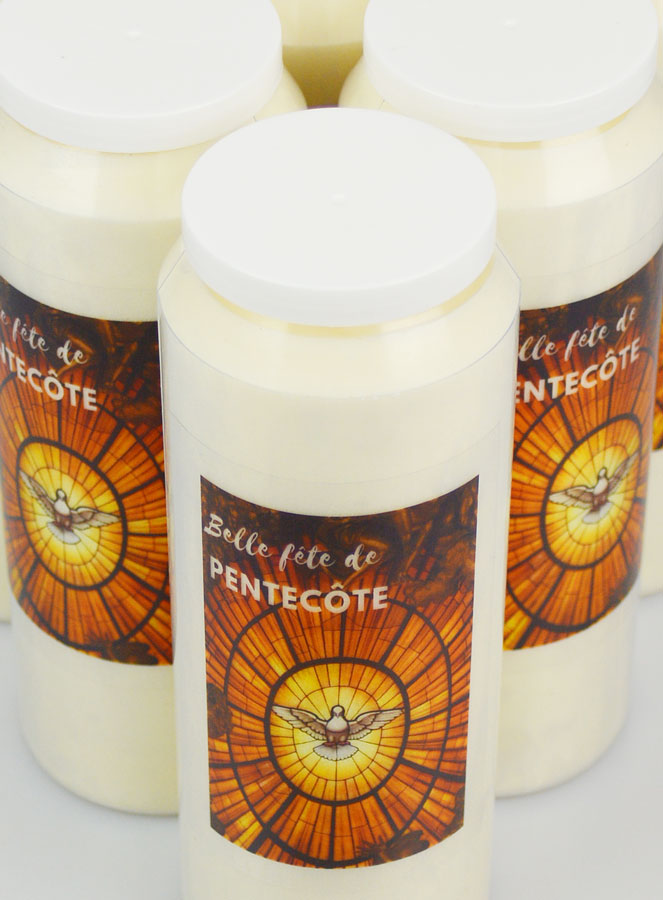 Lot de 10 Bougies de Neuvaine Belle Fête de Pentecôte (pic 4)