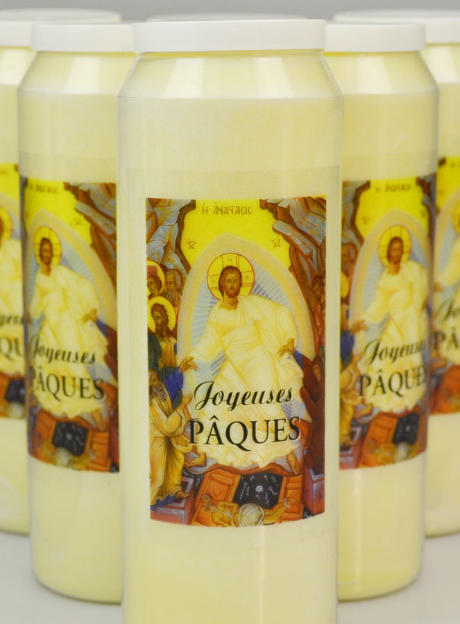 Lot de 6 Bougies de Neuvaine Joyeuses Pâques (pic 3)