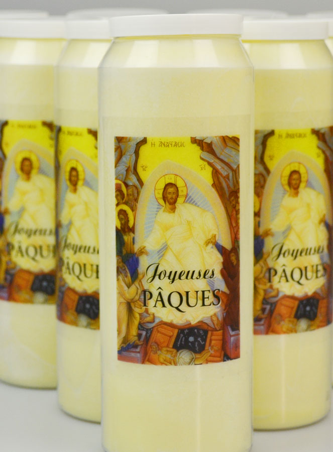 Lot de 10 Bougies de Neuvaine Joyeuses Pâques (pic 3)