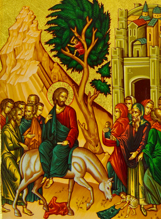 Icône Religieuse de Jésus Christ - Entrée à Jérusalem (pic 3)