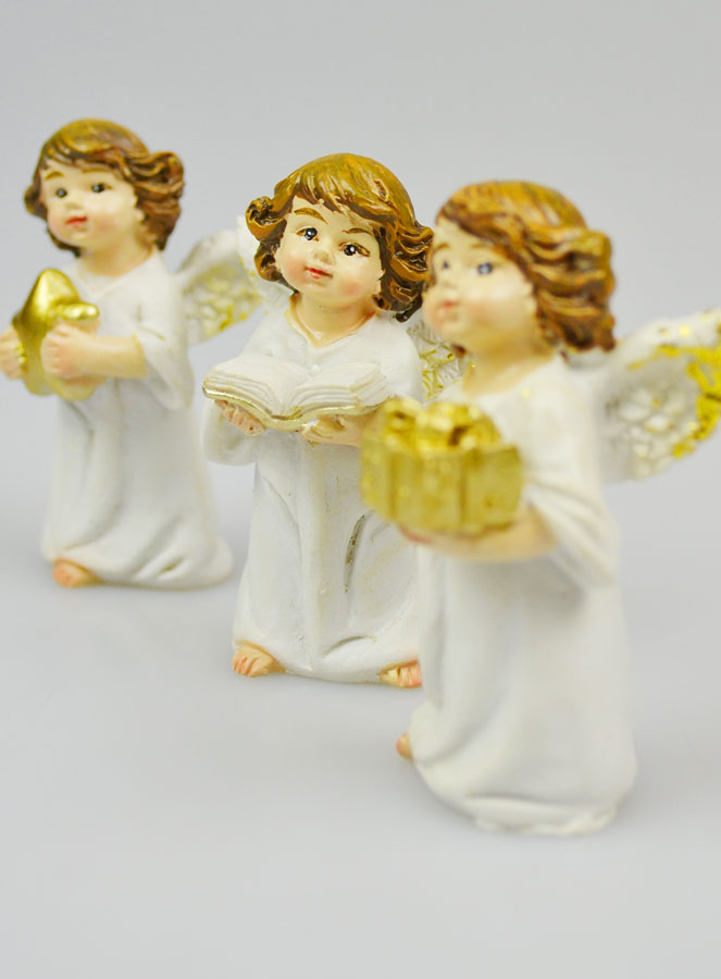 Statues Ange Gardien - Assortiment de 3 Angelots (pic 3)