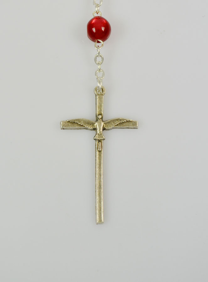 Chapelet du Saint Esprit - Grains Rouge (pic 4)