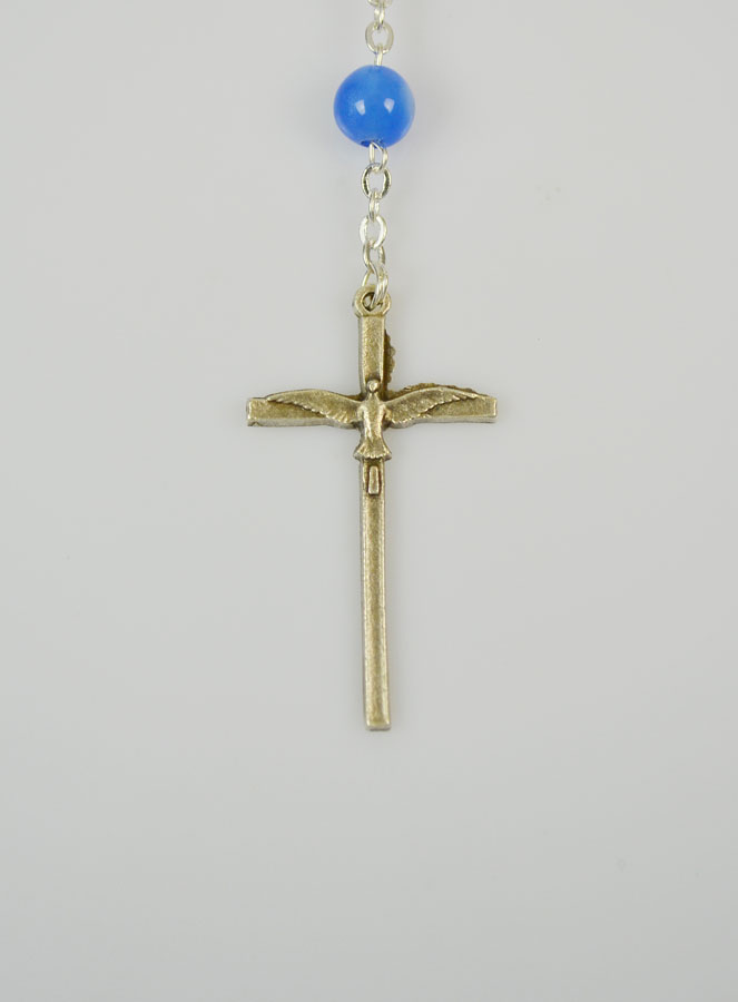 Chapelet du Saint Esprit - Grains Bleu (pic 4)