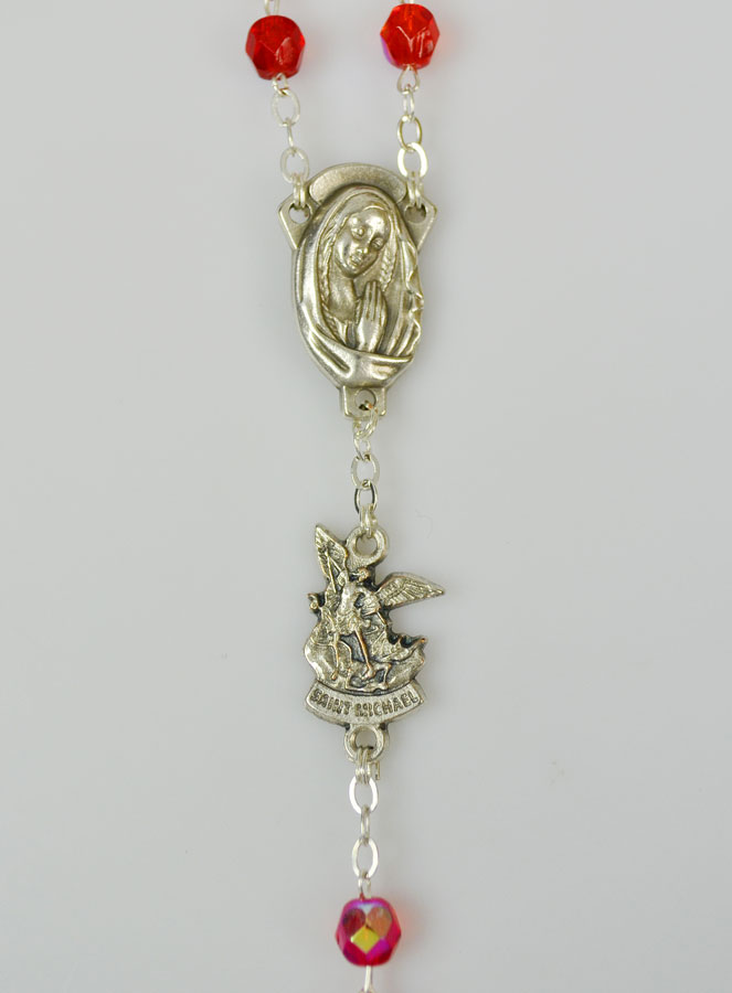 Chapelet de Combat - Saint Michel Archange - 50cm (pic 3)
