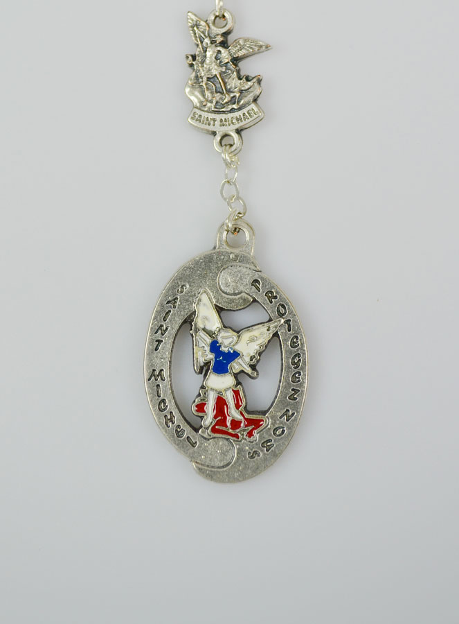 Chapelet de Combat - Saint Michel Archange - 50cm (pic 4)