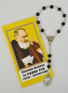 Chapelet Couronne Dizainier de Padre Pio (pic 1)
