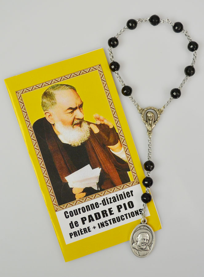 Chapelet Couronne Dizainier de Padre Pio (pic 2)