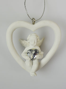 Coeur d'Ange-Gardien Protecteur à Suspendre (pic 1)