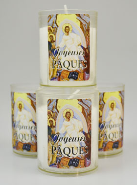 4 Bougies Veilleuse Joyeuses Pâques (pic 1)
