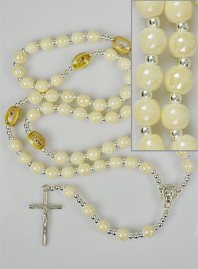 Chapelet de Lourdes en Céramique - 45cm (pic 1)