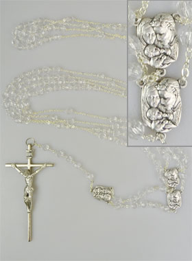 Chapelet de Mariage - Perles de Cristal - 100cm (pic 1)