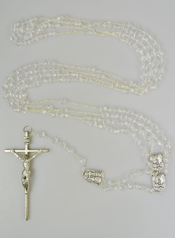 Chapelet de Mariage - Perles de Cristal - 100cm (pic 2)