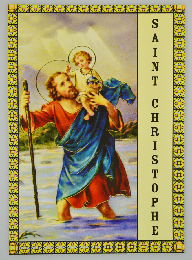 Carte de Prière à Saint Christophe (pic 2)