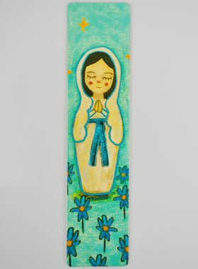 Signet de Prière Plastifié - Avé Maria (pic 1)