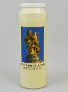 Bougie de Neuvaine Notre Dame de la Garde - 17.5cm (pic 1)