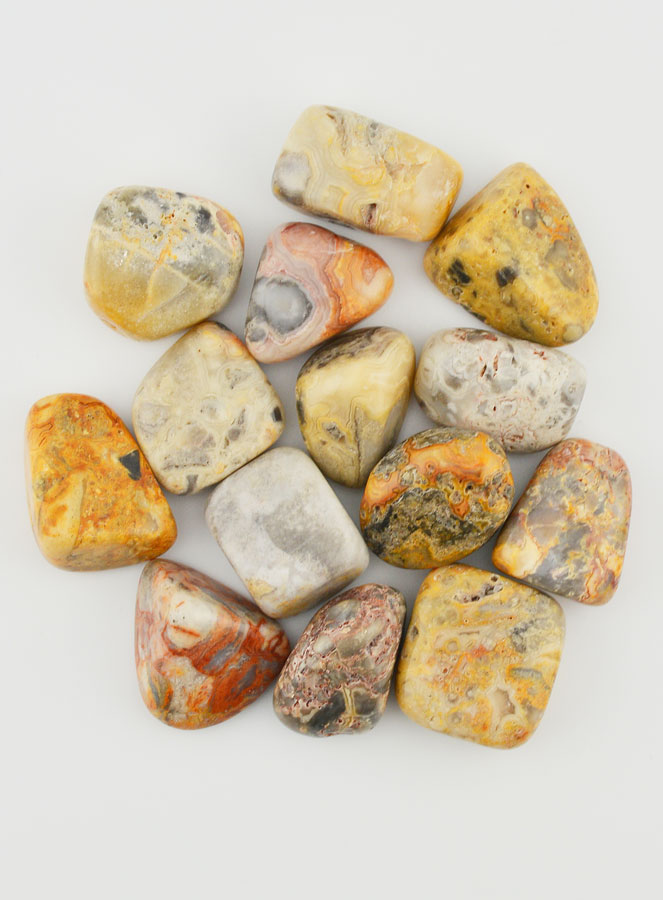 Pierre Naturelle Roulée Agate Crazy Lace - 2cm (pic 1)
