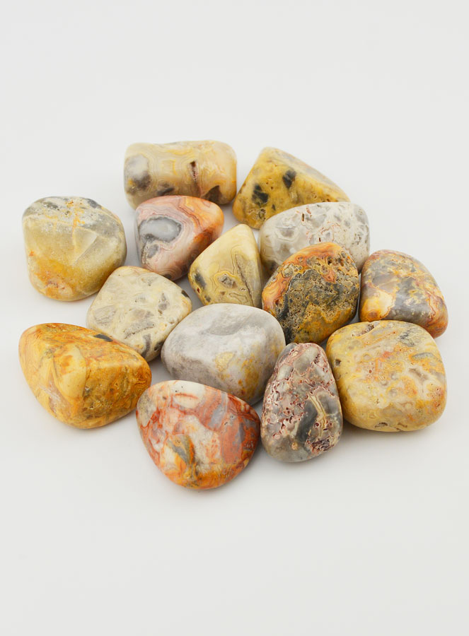 Pierre Naturelle Roulée Agate Crazy Lace - 2cm (pic 2)