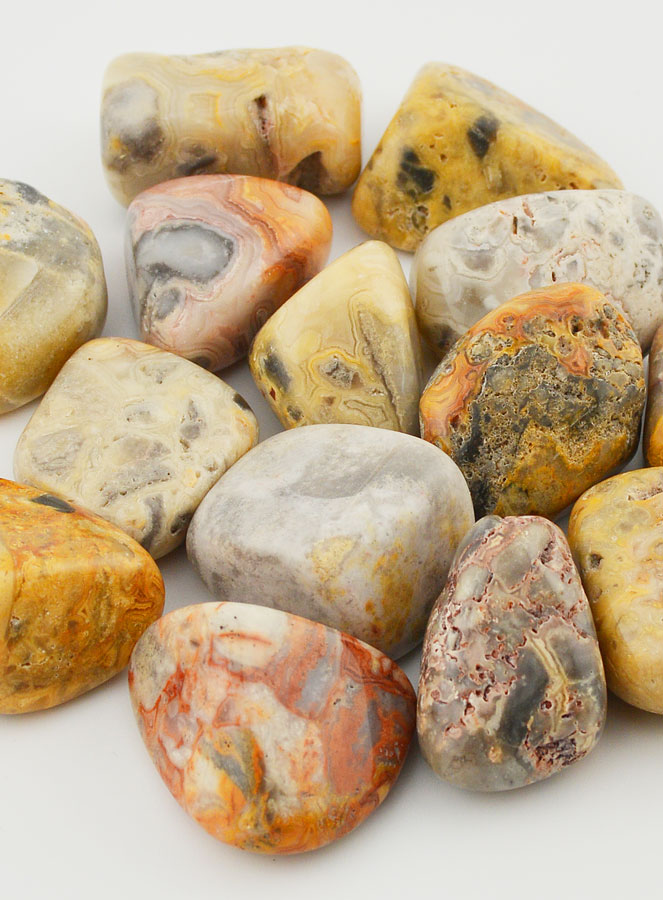 Pierre Naturelle Roulée Agate Crazy Lace - 2cm (pic 4)