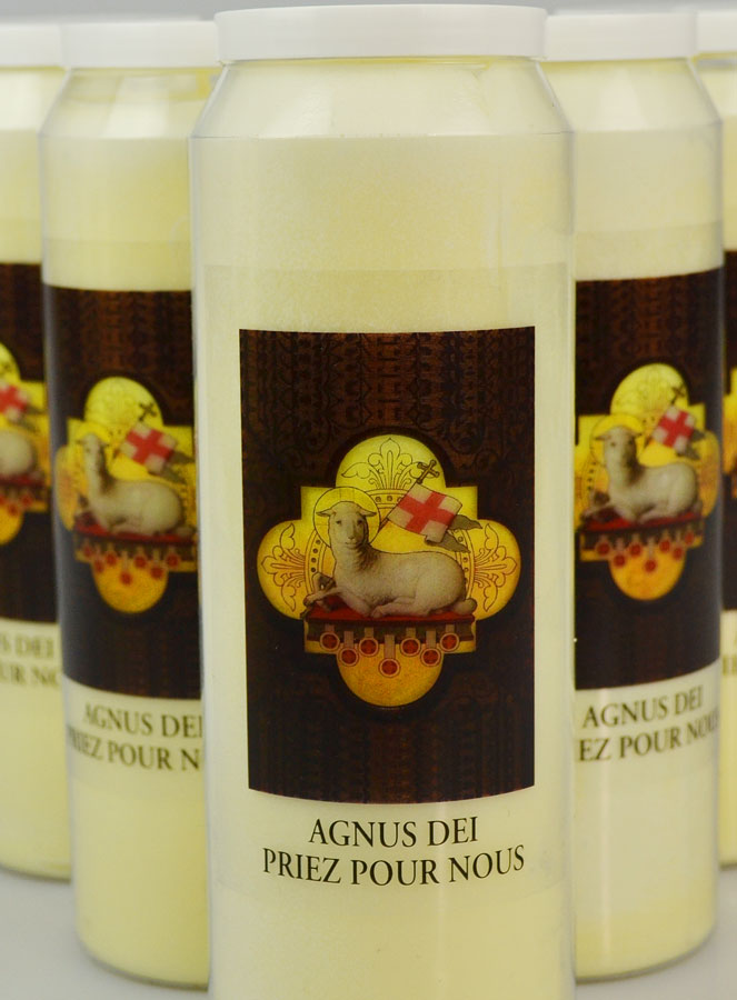 6 Bougies de Neuvaine Agnus Dei - 17.5cm (pic 3)