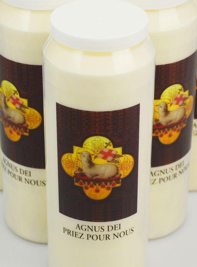 6 Bougies de Neuvaine Agnus Dei - 17.5cm (pic 4)