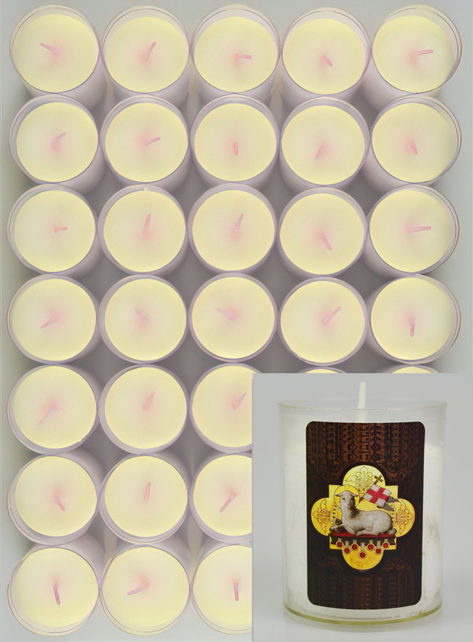 48 Bougies Veilleuse Agnus Dei (pic 2)