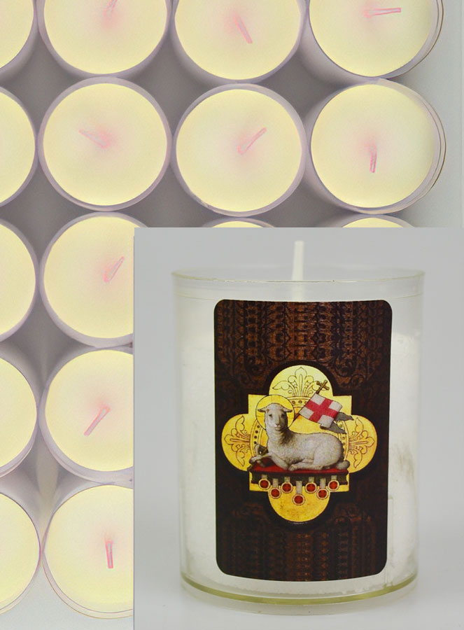 48 Bougies Veilleuse Agnus Dei (pic 3)