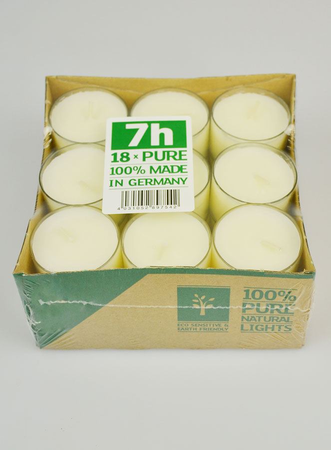 Lot de 18 Bougies Chauffe Plat Bio 100% Naturelles - 7h (pic 2)
