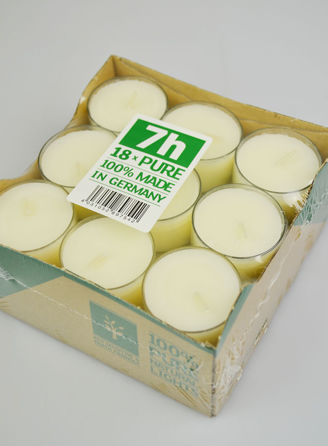 Lot de 18 Bougies Chauffe Plat Bio 100% Naturelles - 7h (pic 3)