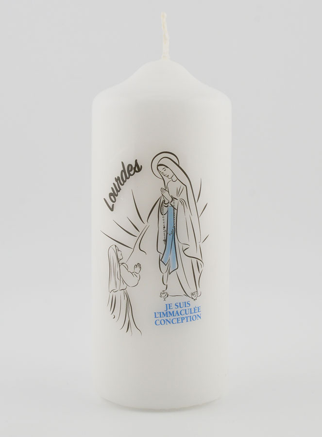 Le Cierge de Lourdes Authentique - Immaculée Conception (pic 1)