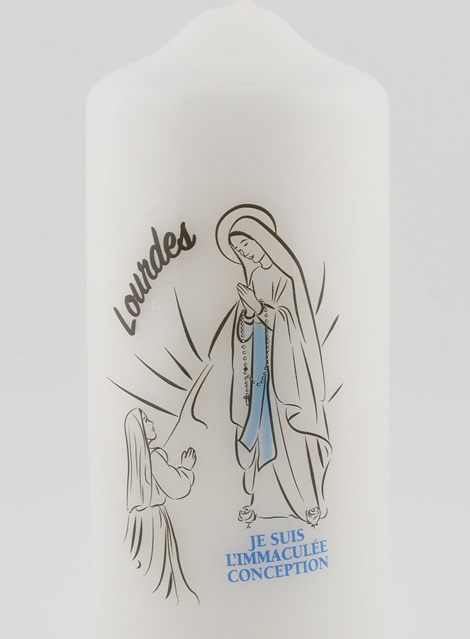 Le Cierge de Lourdes Authentique - Immaculée Conception (pic 3)