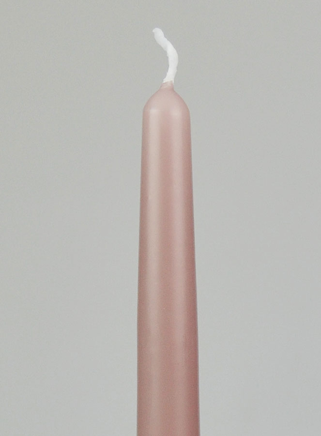 Bougie Flambeau Couleur Woodrose - 25cm (pic 3)