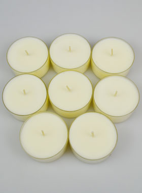 Lot de 8 Bougies Chauffe Plat Bio 100% Naturelles - 10h (pic 1)