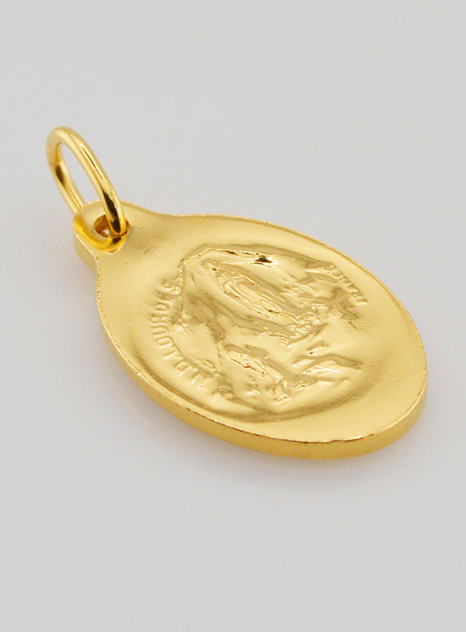 Médaille Vierge Marie de Profil - 25mm (pic 4)