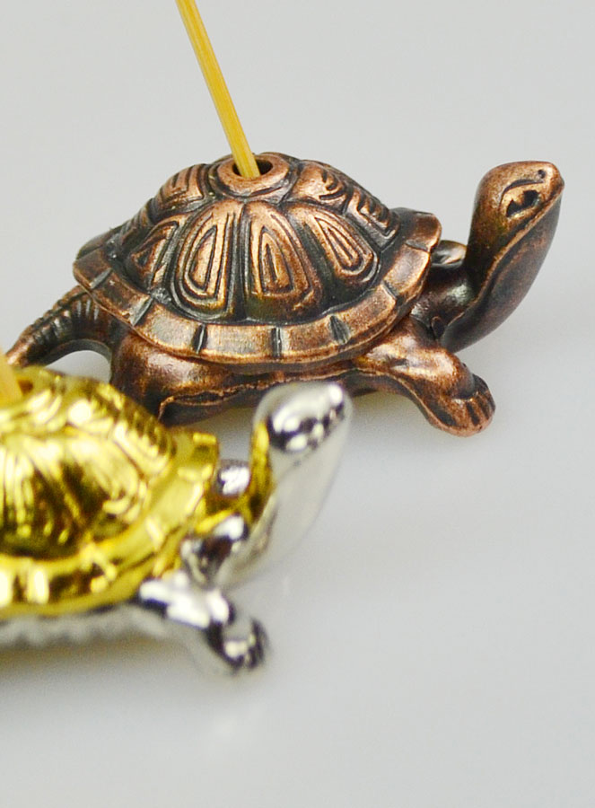 Porte Bâtonnets d'Encens - Duo de Tortues (pic 4)