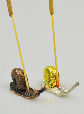 Porte Bâtonnets d'Encens - Duo d'Escargots (pic 1)