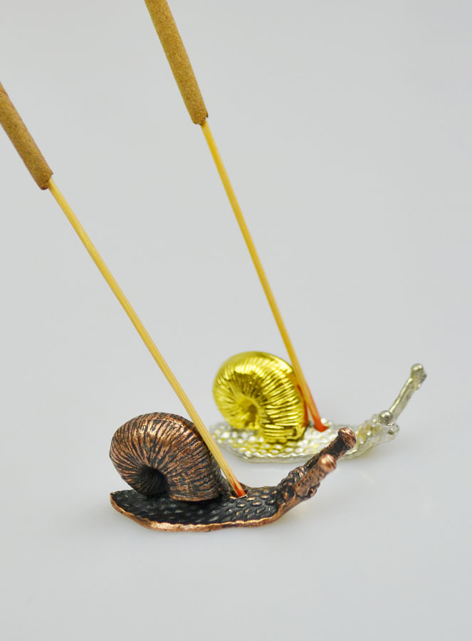 Porte Bâtonnets d'Encens - Duo d'Escargots (pic 3)