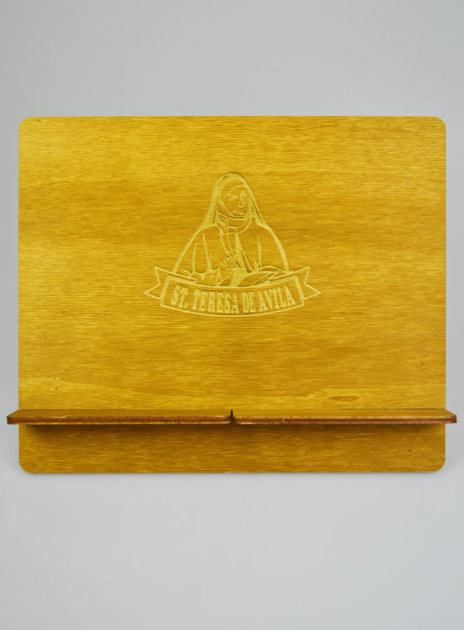 Pupitre Lutrin pour Bible - Gravé Sainte Thérèse d'Avila (pic 2)