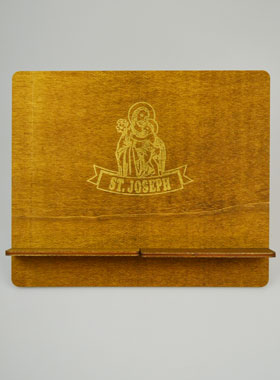 Pupitre Lutrin pour Bible - Gravé St Joseph (pic 1)