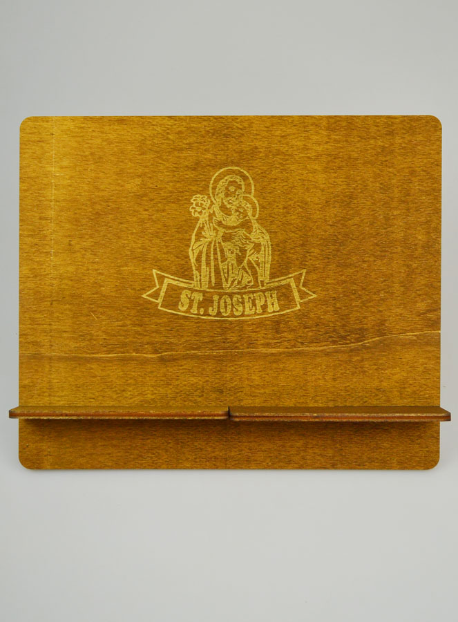 Pupitre Lutrin pour Bible - Gravé St Joseph (pic 2)