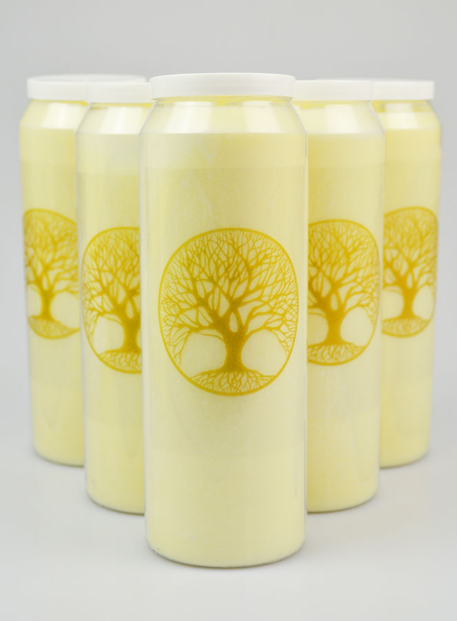 6 Bougies de Neuvaine Arbre de Vie - 17.5cm (pic 1)
