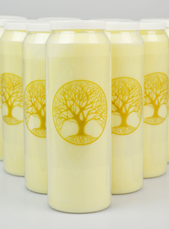 10 Bougies de Neuvaine Arbre de Vie - 17.5cm (pic 2)