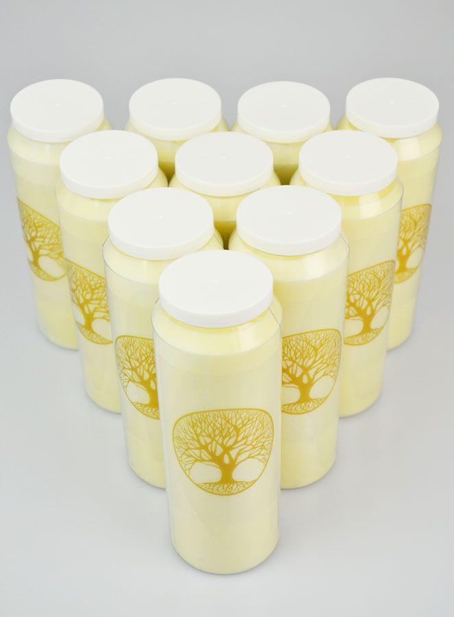 10 Bougies de Neuvaine Arbre de Vie - 17.5cm (pic 3)
